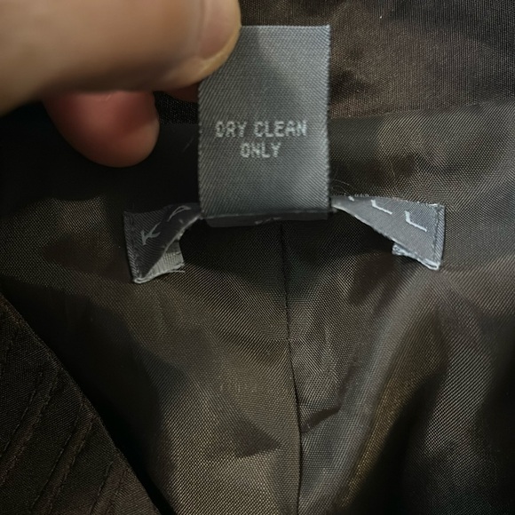 NWT Kate Hill Brown Silk Jacket, Size 2X - Picture 12 of 12